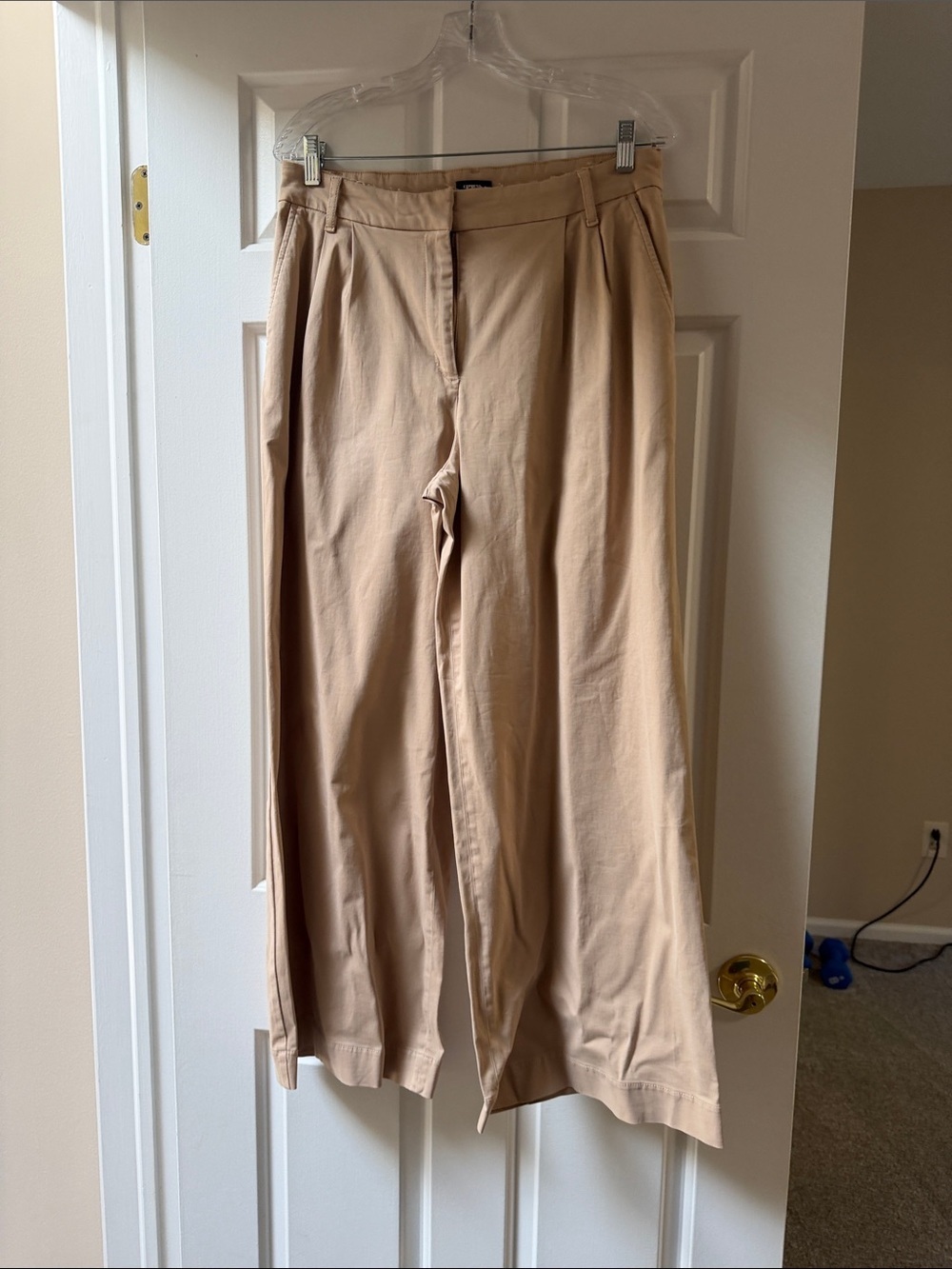 Express Women's Khaki Wide-Leg Pants